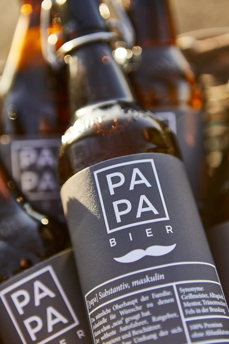 Vatertagsgeschenk: Selbstklebende Bieretiketten für Papa (6 Stück)