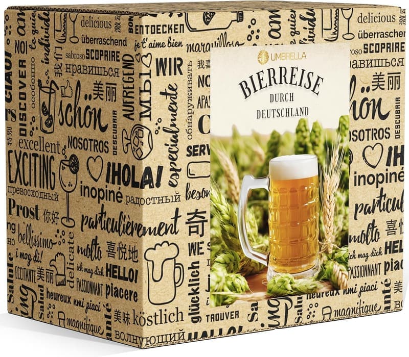 Geschenkset für Männer: 12 Bierspezialitäten aus Deutschland 0,33l