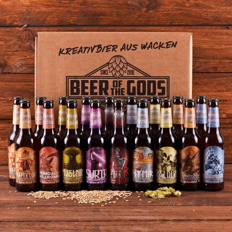 Wacken Brauerei Craft Beer Box | 20 x 0,33 l | Geschenk für Männer