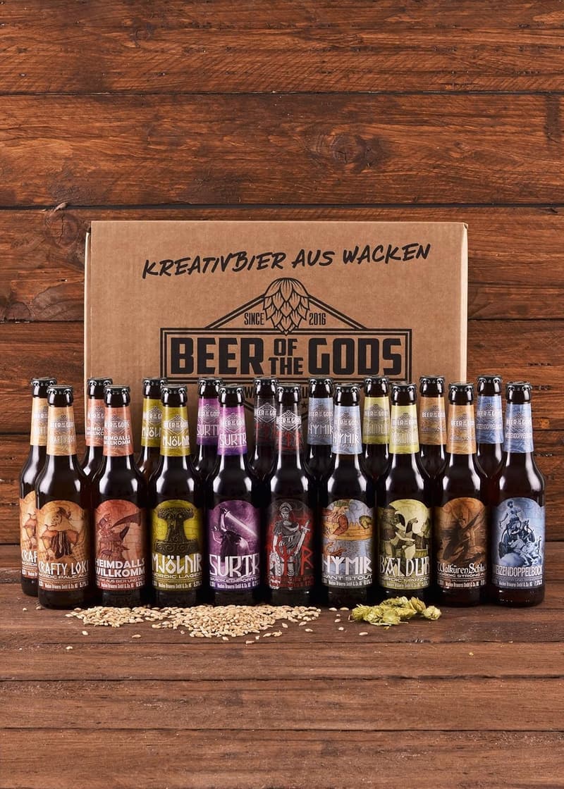 Wacken Brauerei Craft Beer Box | 20 x 0,33 l | Geschenk für Männer