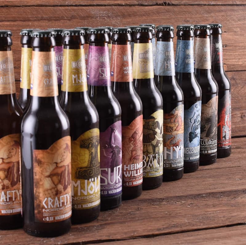 Wacken Brauerei Craft Beer Box | 20 x 0,33 l | Geschenk für Männer