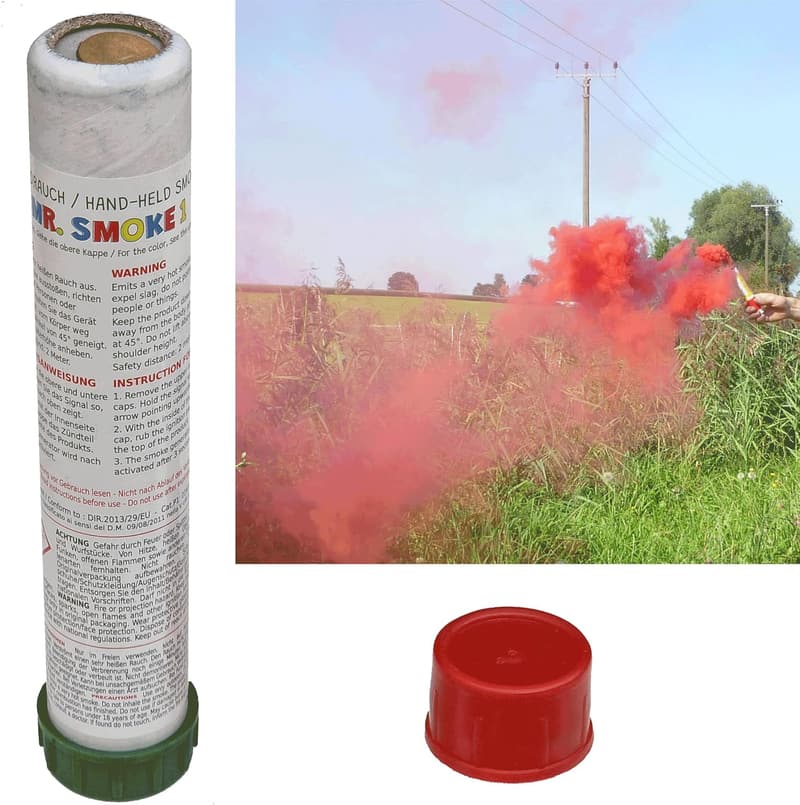 KLIMA Mr. Smoke Typ 1 Raucherzeuger in Rot
