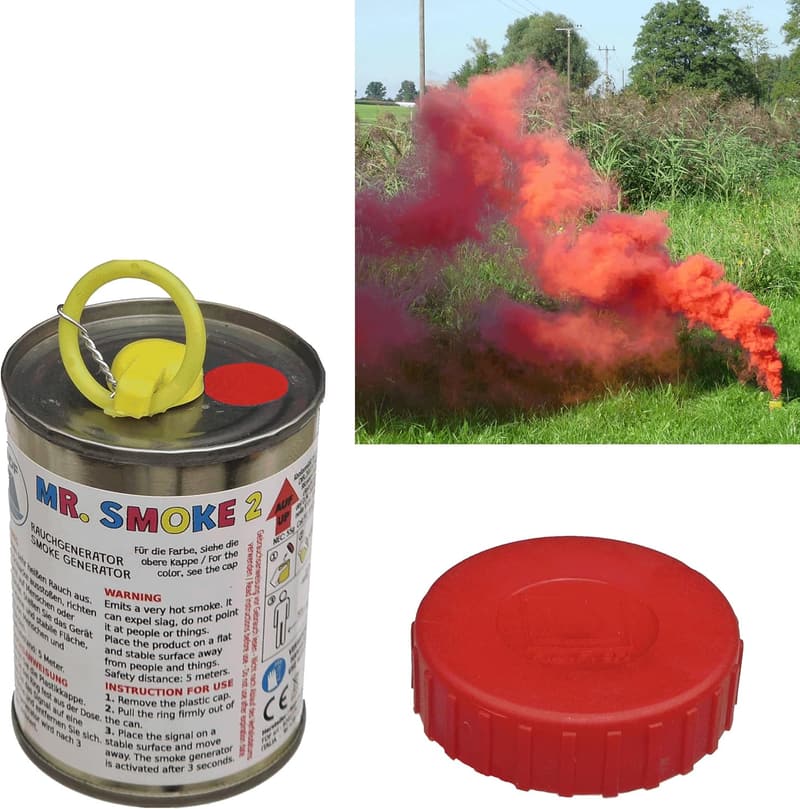 Mr. Smoke Typ 2 Klima Raucherzeuger in Rot