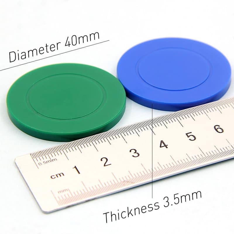 Benutzerdefinierte Poker-Chips 40 mm mit vollem Farbaufdruck für Hochzeiten und Events