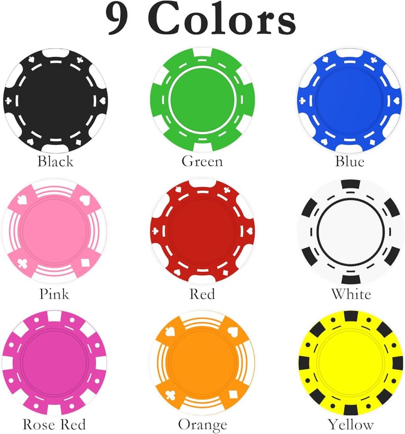 Personalisierte Poker-Chips mit Foto für Hochzeiten und Feiern
