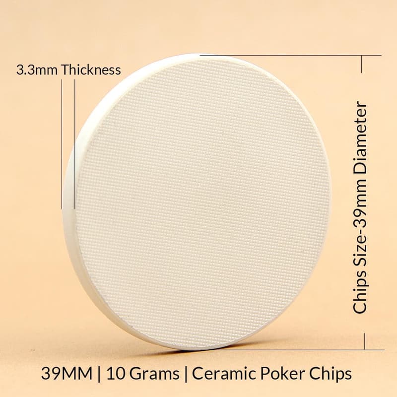 Personalisierte Casino-Pokerchips 39 mm für Firmenveranstaltungen