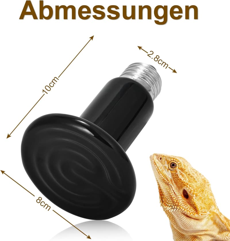 NEPTONION 150 W Keramik-Wärmstrahler für Reptilien und Amphibien