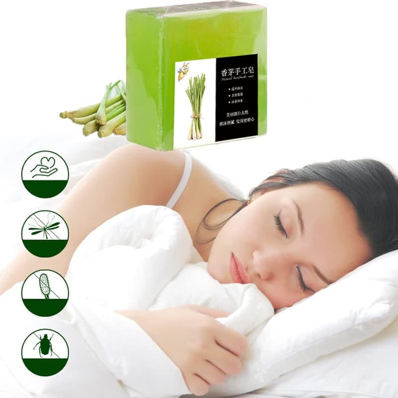 2er Set Citronella Seifen für Körper und Gesicht (mit Aloe Vera)