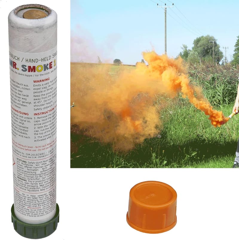 Mr. Smoke Typ 1 Raucherzeuger in Orange