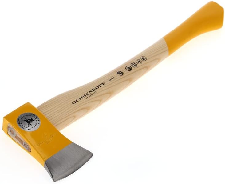 Ochsenkopf Spalt-Fix-Beil, 50 cm aus robustem Eschenholz, 1,65 kg