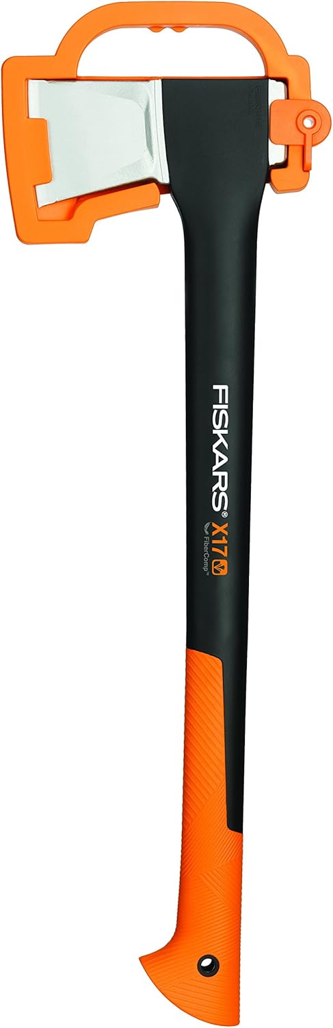 Fiskars X17-M Spaltaxt 60 cm mit Klingen-/Transportschutz