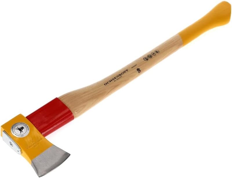 Spalt-Fix-Axt mit Hickoryholzstiel, 2,15 kg, gelb
