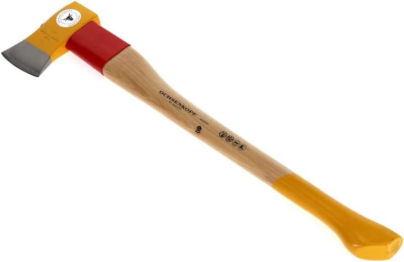 Spalt-Fix-Axt mit Hickoryholzstiel, 2,15 kg, gelb