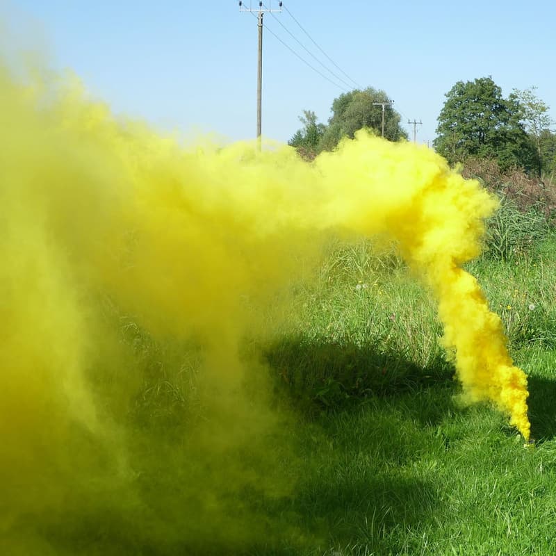 Mr. Smoke Typ 3 Raucherzeuger in Gelb