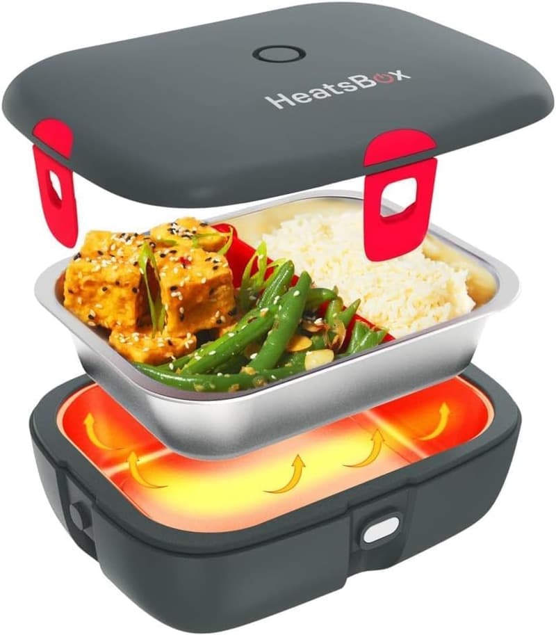 Faitron HeatsBox DRIVE: Elektrische Lunchbox aus Edelstahl für Auto