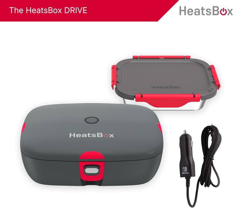 Faitron HeatsBox DRIVE: Elektrische Lunchbox aus Edelstahl für Auto