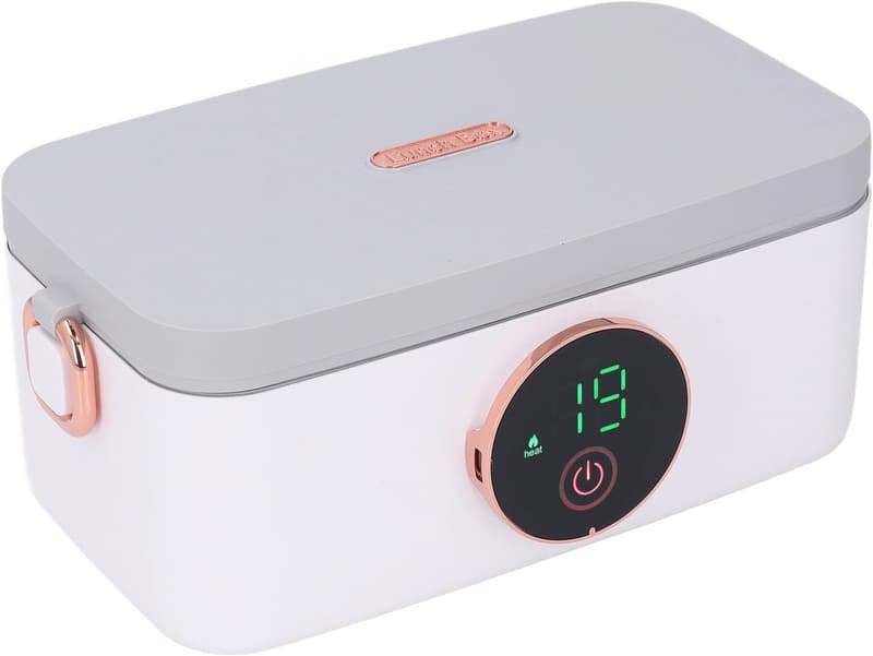Elektrische Lunchbox 1L mit Edelstahlbehältern für Schule und Arbeit