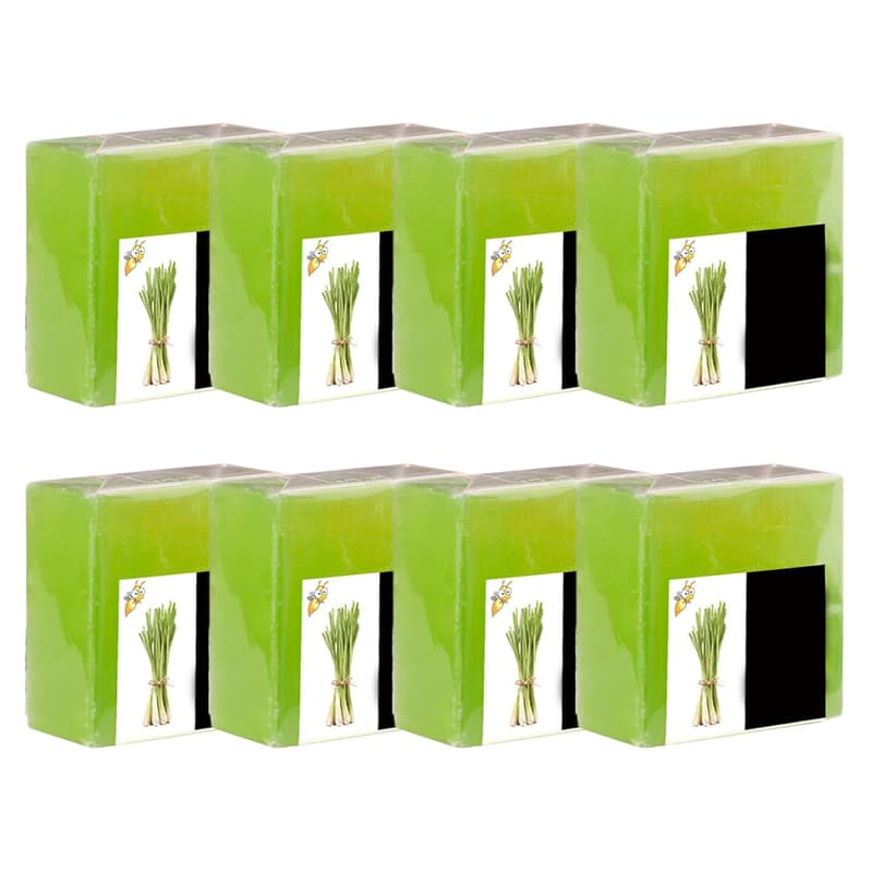 Citronella-Seife 8 Stück, feuchtigkeitsspendend für Körper und Haar