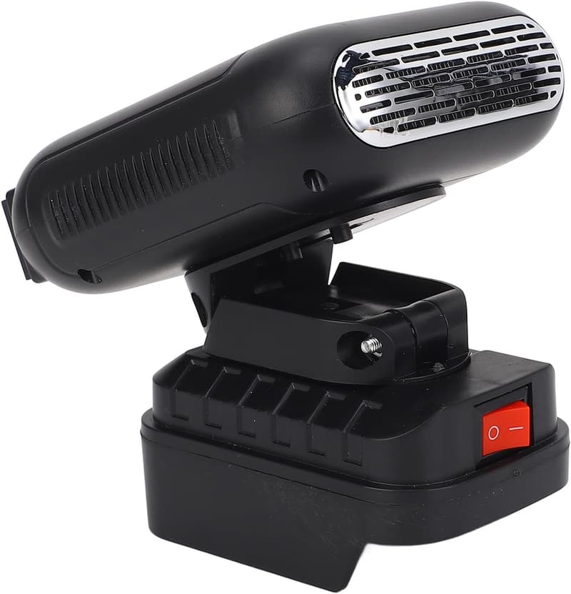 Tragbare batteriebetriebene Heizung mit 2 Temperaturen und 90° Flip