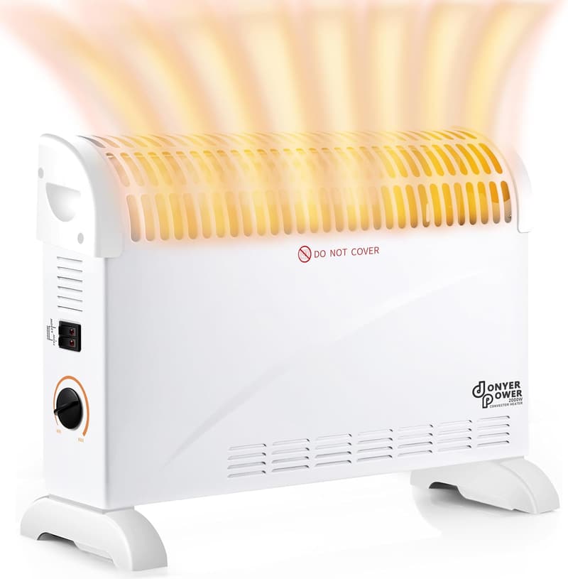 Elektrische Konvektor-Heizung 2000W – sicher und effizient