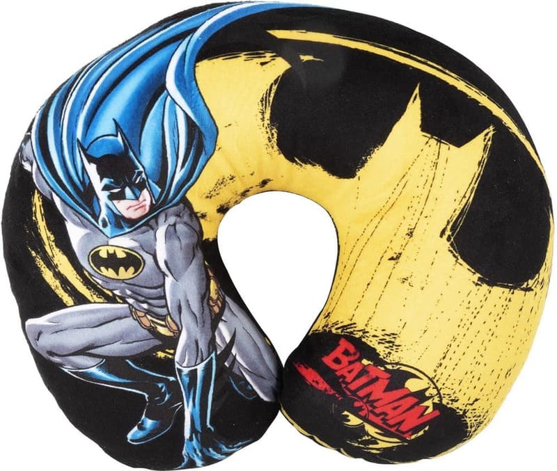 Batman Nackenkissen für Kinder – Weich, hellblau, Reise-Komfort