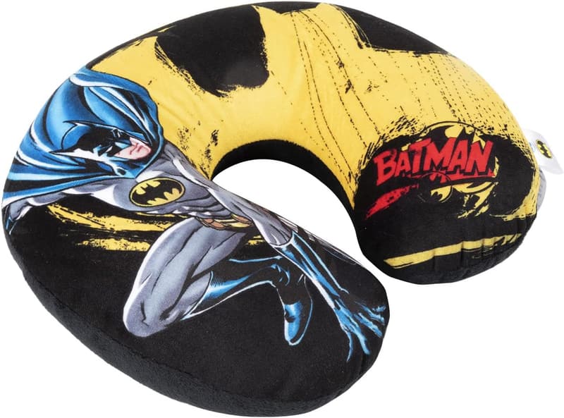 Batman Nackenkissen für Kinder – Weich, hellblau, Reise-Komfort