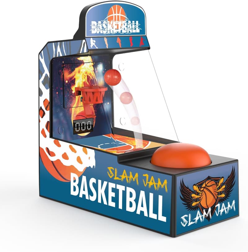 Mini Arcade Basketballspiel für Kinder und Erwachsene – Indoor Spaß für Büro und Zuhause