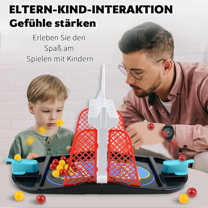 Tisch-Basketball Spielset für Kinder & Erwachsene - Doppeltes Wettkampf-Spiel