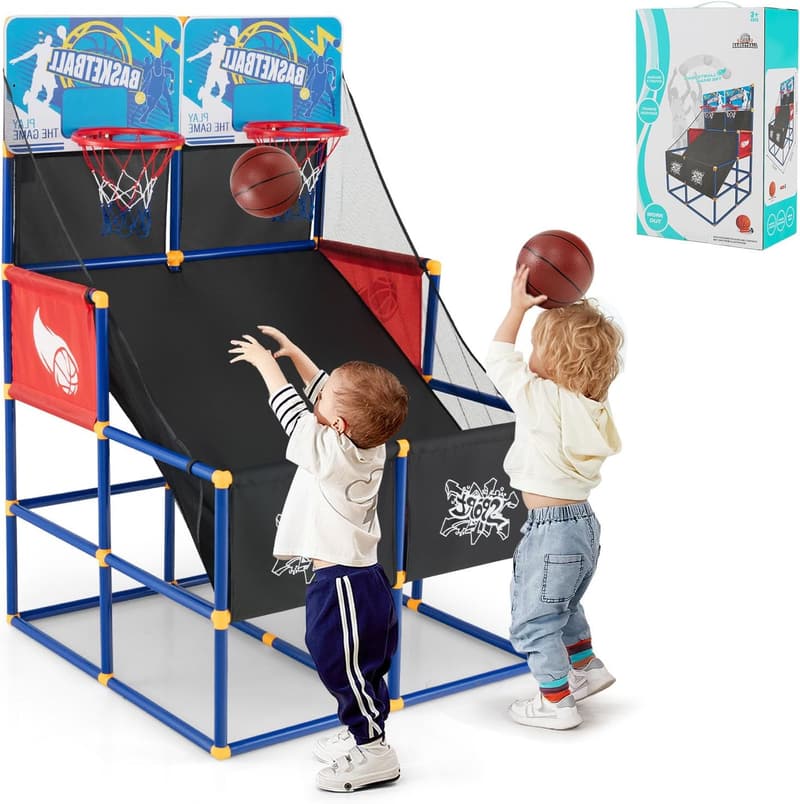 Basketballspiel für Kinder – Arcade Basketballkorb für 2 Spieler
