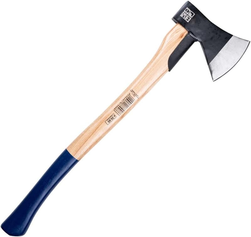 Germania Spaltaxt 1250 g mit 64 cm Hickory-Stiel und Schutz