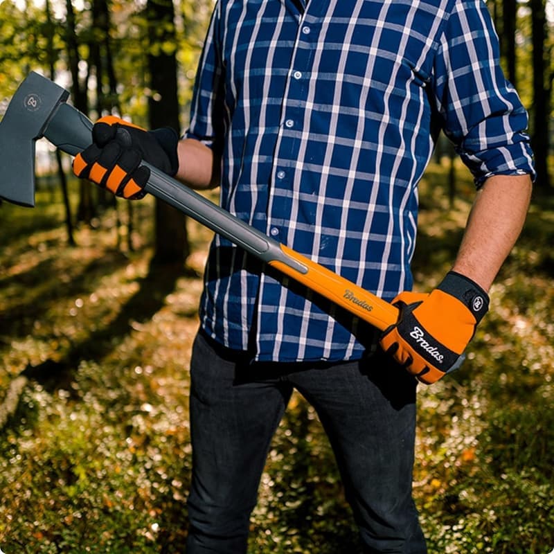 Universale Axt aus gehärtetem Stahl für Gartenarbeit – 1250g