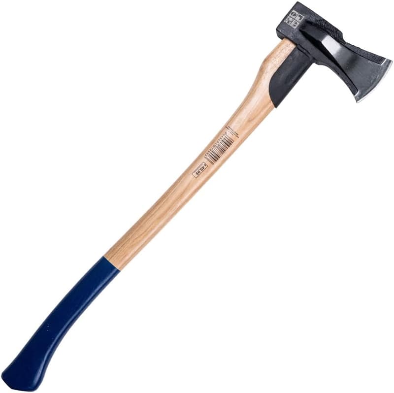 Hickory Holzspaltaxt 2000g mit Gummischutz – Spaltbeil für Brennholz