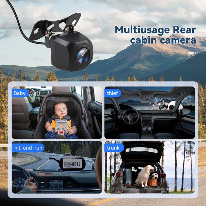 Adelagnes 4K Dashcam mit GPS, 3,18