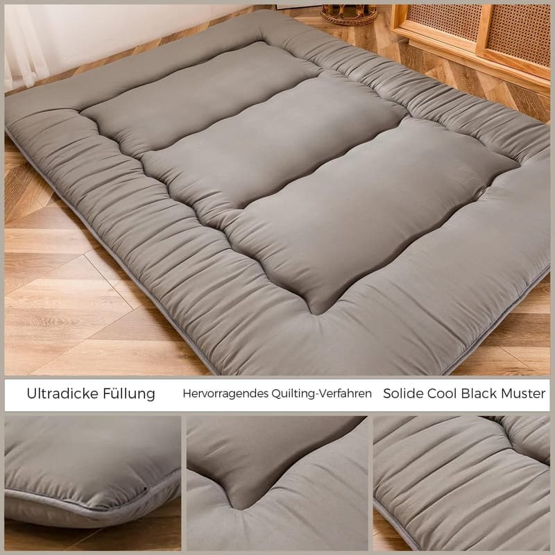 Faltbare japanische Futon-Matratze 90x190 cm für Schlafsaal