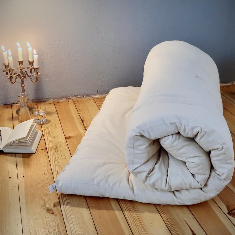 SHIATSU FUTON Baumwollmatratze 100 cm – Hochwertige Schlafmatte