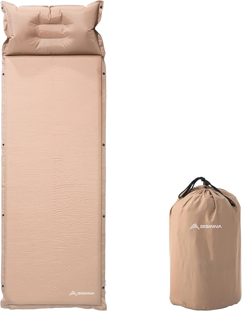 Selbstaufblasende Campingmatratze aus Schaumstoff für Outdoor-Aktivitäten