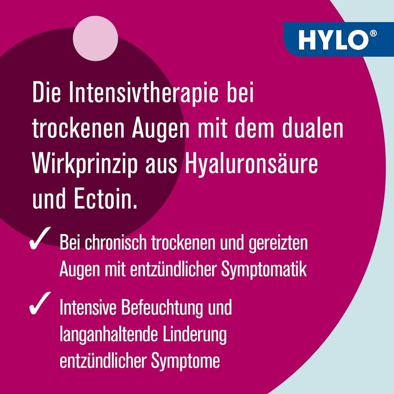 HYLO DUAL INTENSE Augentropfen mit Hyaluronsäure, 10 ml, gegen trockene Augen
