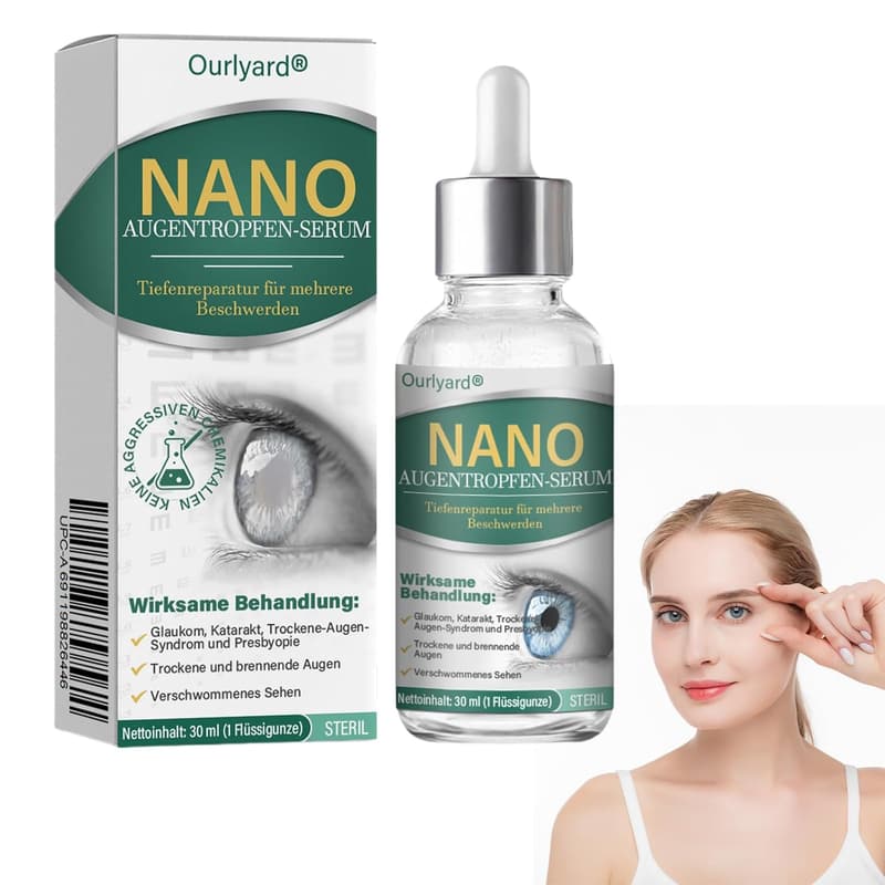 Ourlyard Nano Augentropfen Serum für trockene Augen, gezielte Behandlung