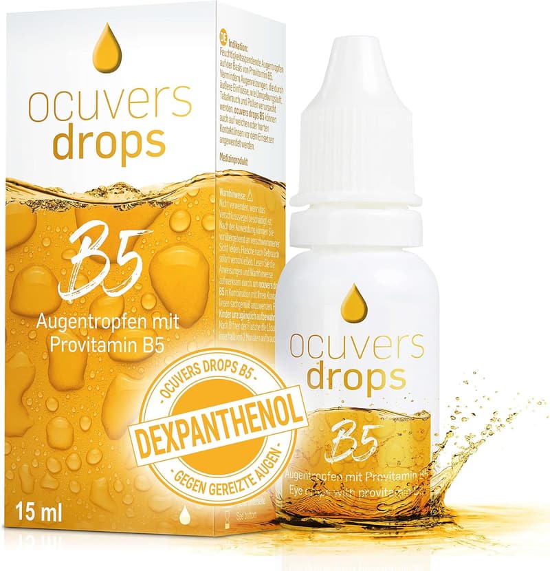 Ocuvers B5 Augentropfen 15ml – 2% Dexpanthenol für trockene Augen