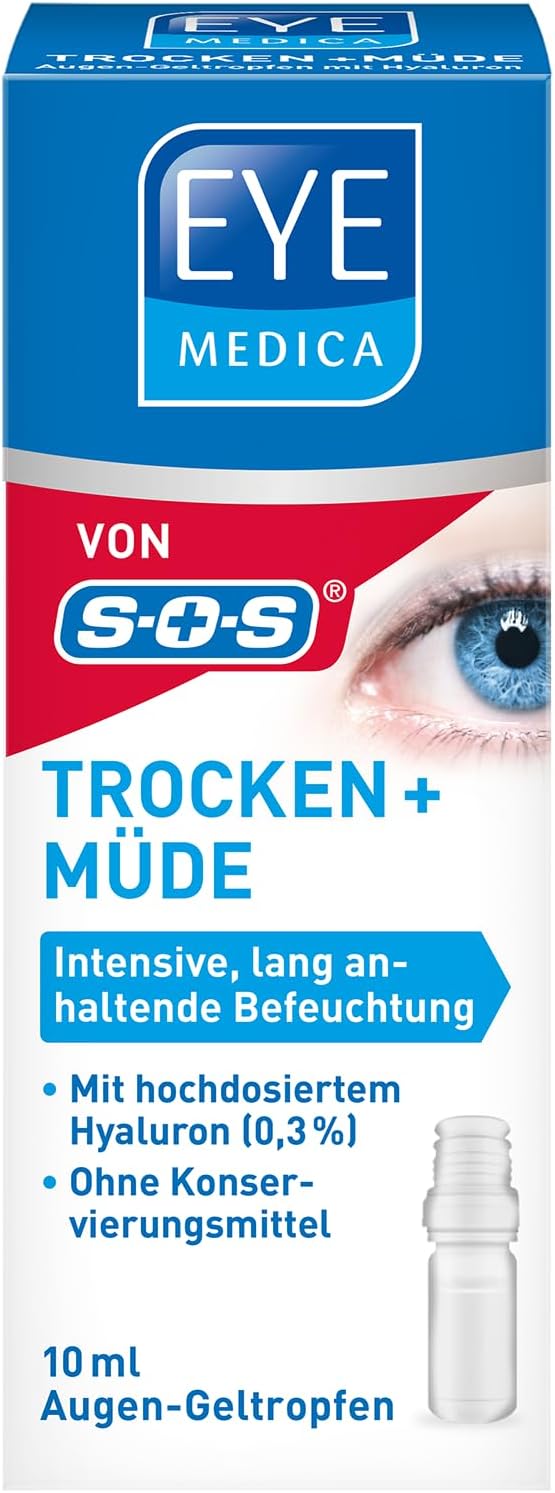EyeMedica Gel-Augentropfen für trockene & müde Augen, 10 ml
