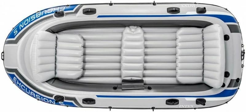 Intex Excursion 5 Schlauchboot Set - 4-teilig, 366 x 168 cm, mehrfarbig