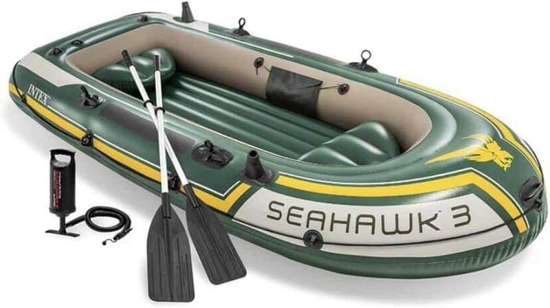 Intex Seahawk 3 Schlauchboot Set - 295 cm, 3-teilig, grün