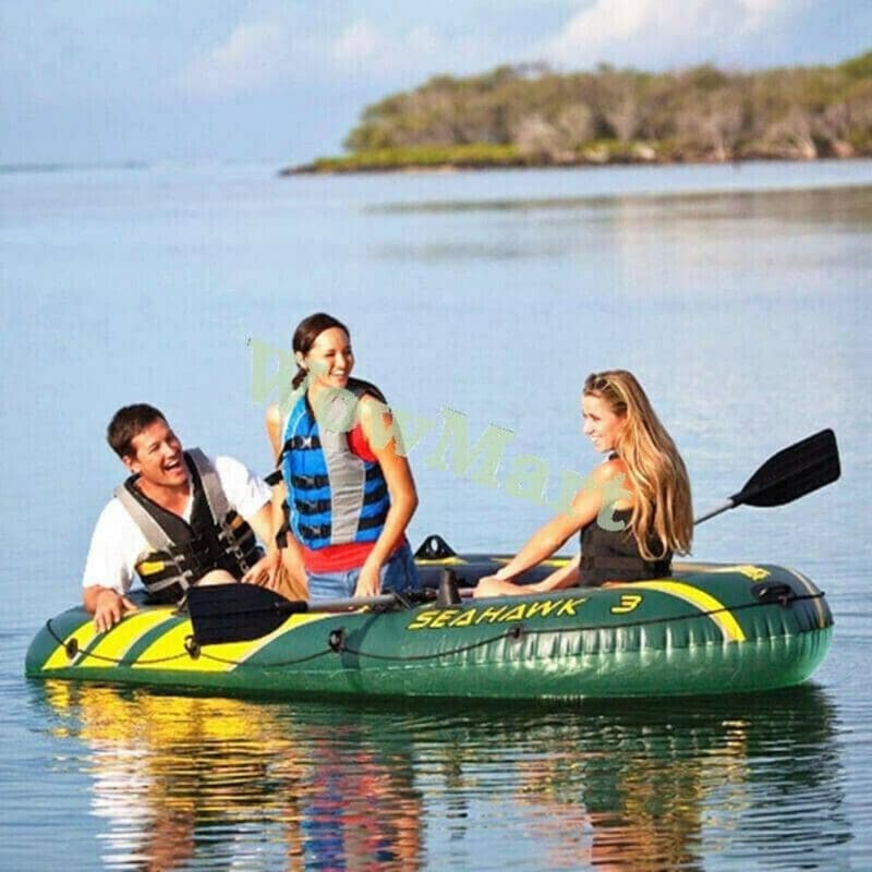 Intex Seahawk 3 Schlauchboot Set - 295 cm, 3-teilig, grün