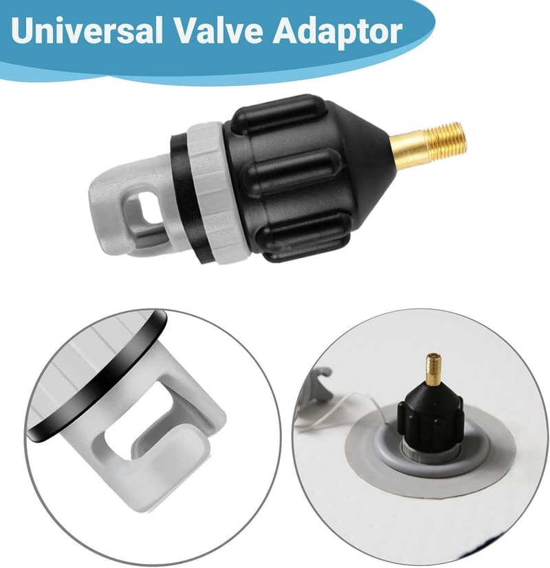 JALEVID 5-tlg Ventiladapter für SUP und Schlauchboote