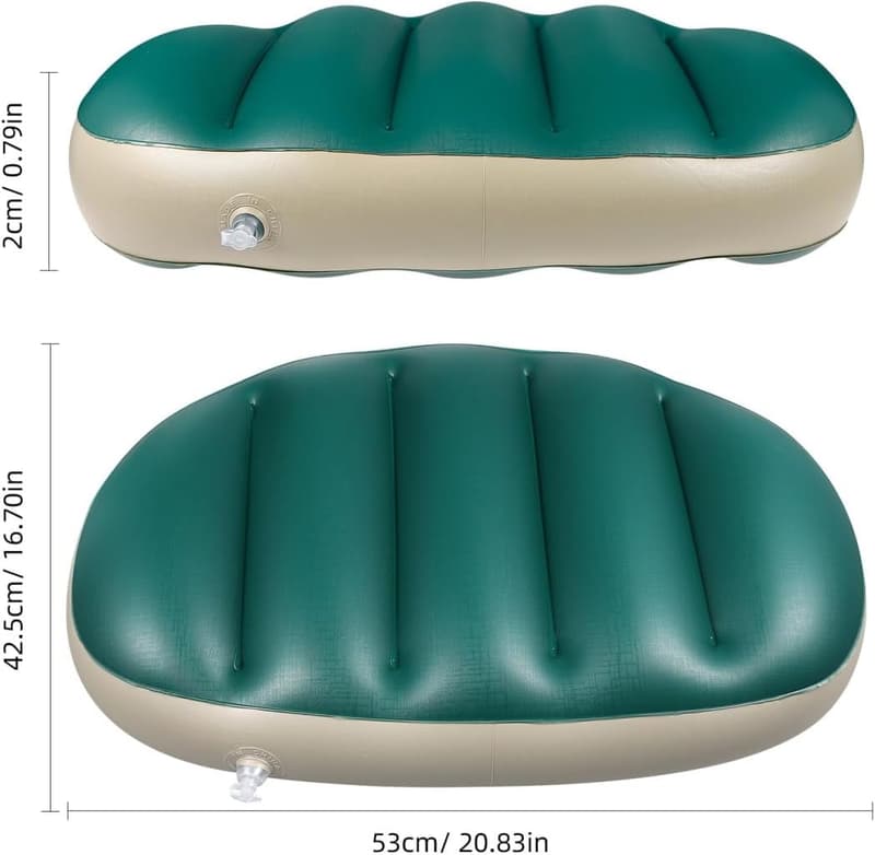 Aufblasbare Sitzkissen für Kanu und Schlauchboot – 2er Set