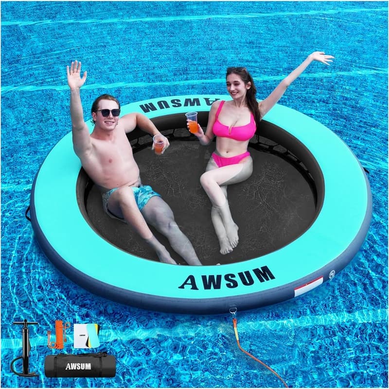 Aufblasbare Wasserhängematte für Pool und See