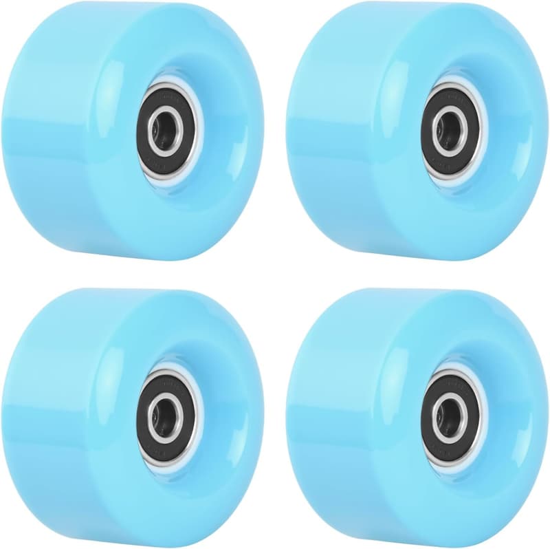 Ersatzrollen für Quad-Skates – 4 Stück PU-Räder 58x32mm mit Lagern