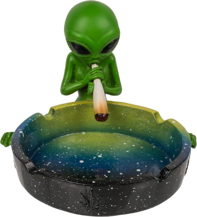Intergalaktischer Alien-Aschenbecher für Raucherlebnis zuhause