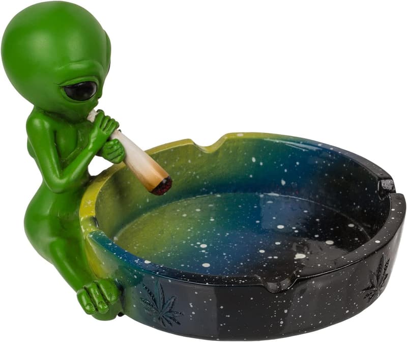 Intergalaktischer Alien-Aschenbecher für Raucherlebnis zuhause