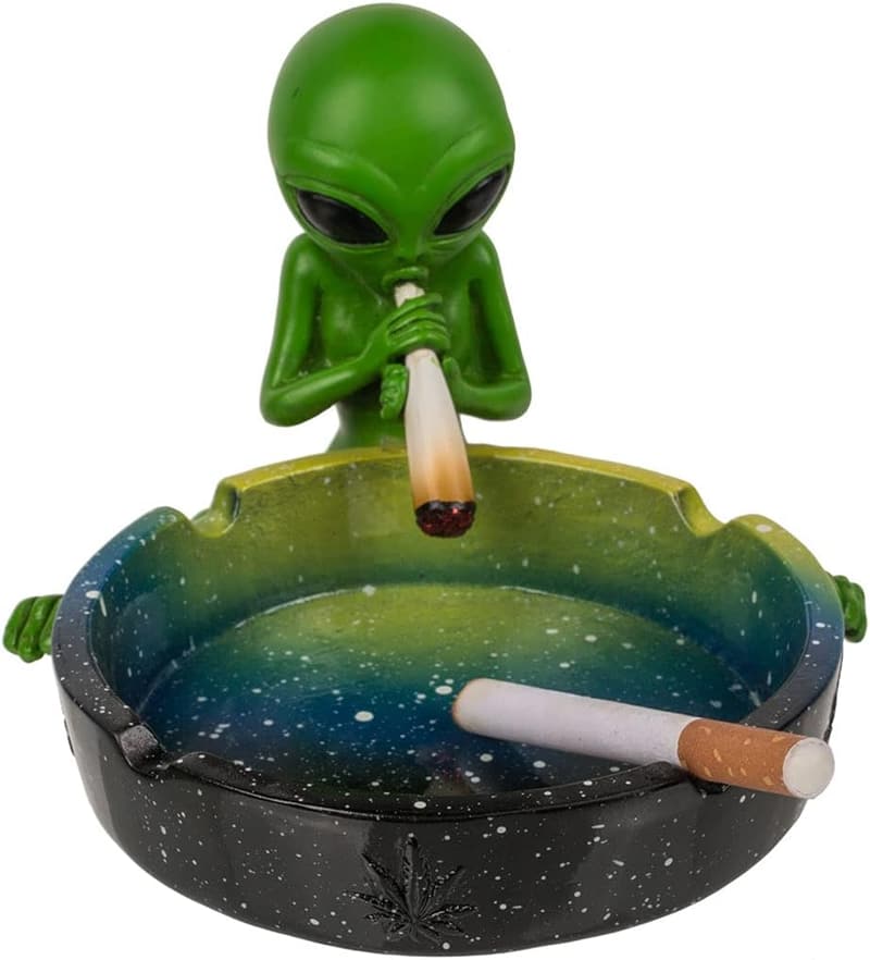 Intergalaktischer Alien-Aschenbecher für Raucherlebnis zuhause